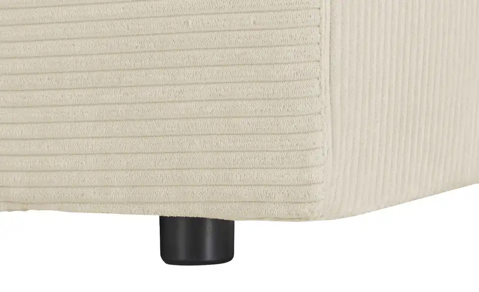Element Branna Beige Cordstoff Ottomane rechts