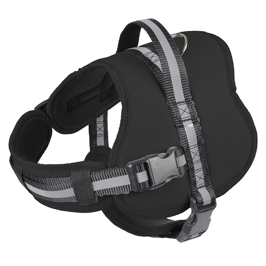 Harnais matelassé noir 96cm