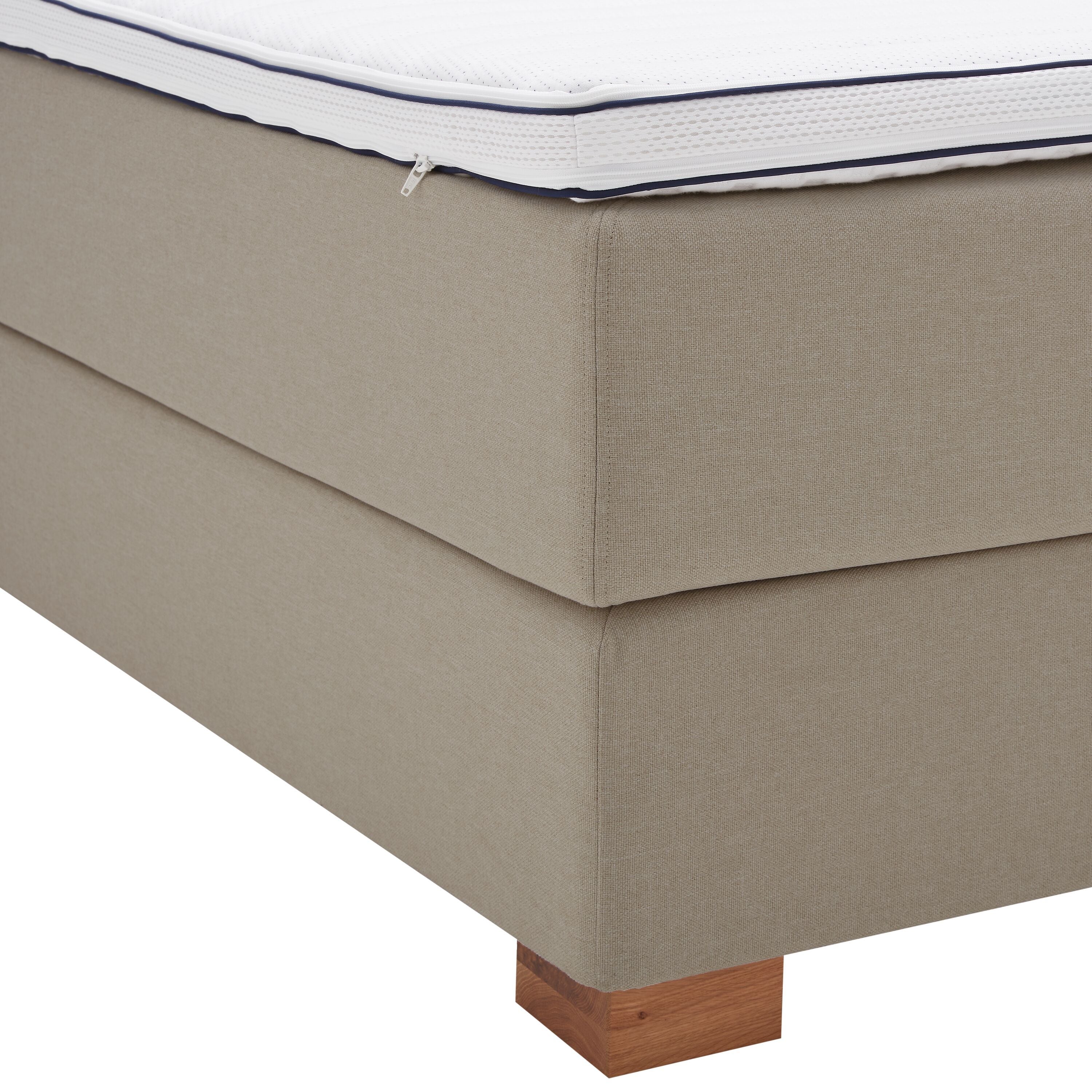 bico GOODNIGHT Boxspringbett - Beige / B: 180.0 cm x T: 200.0 cm