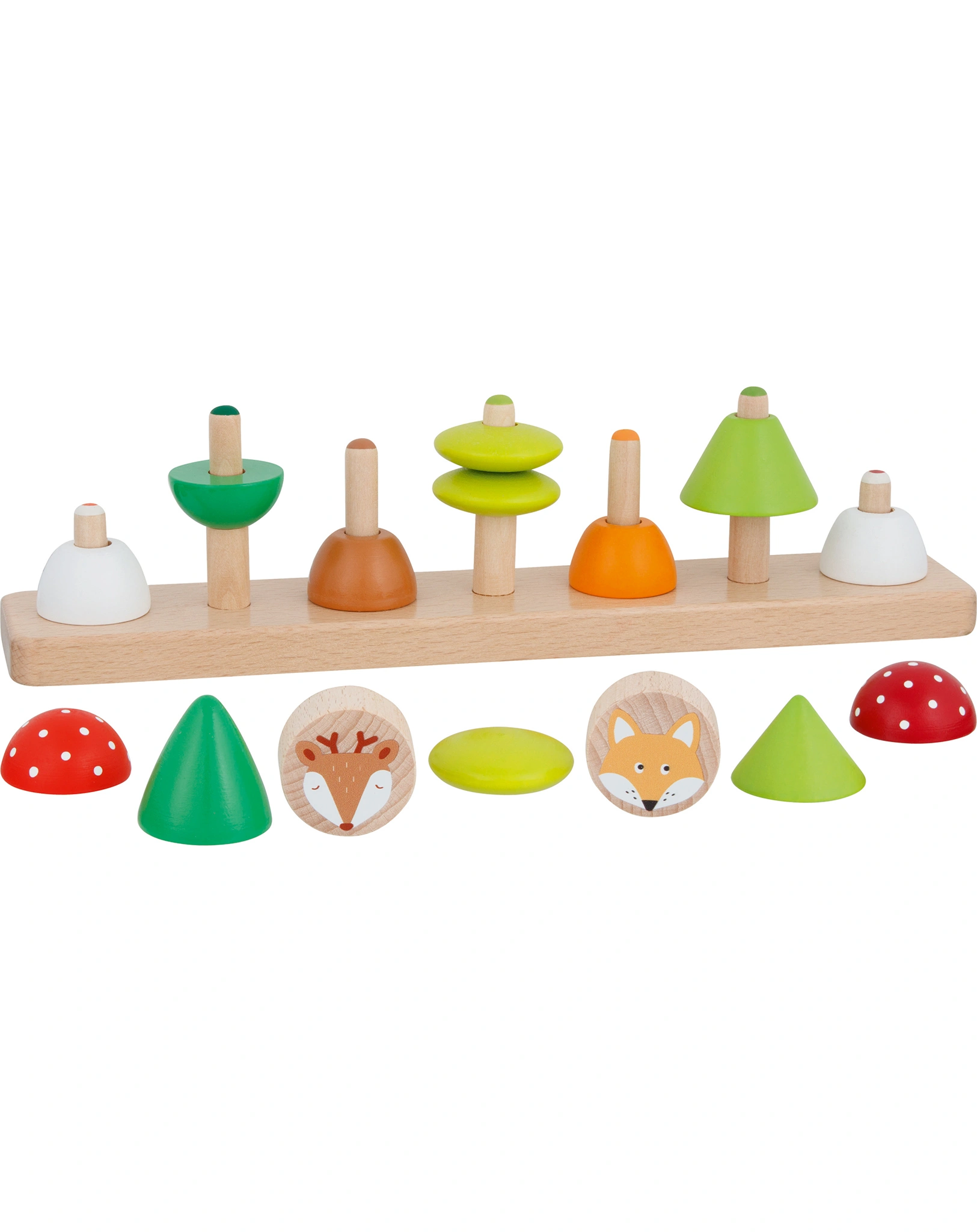 Sortierspiel KLEINE WALDFREUNDE aus Holz