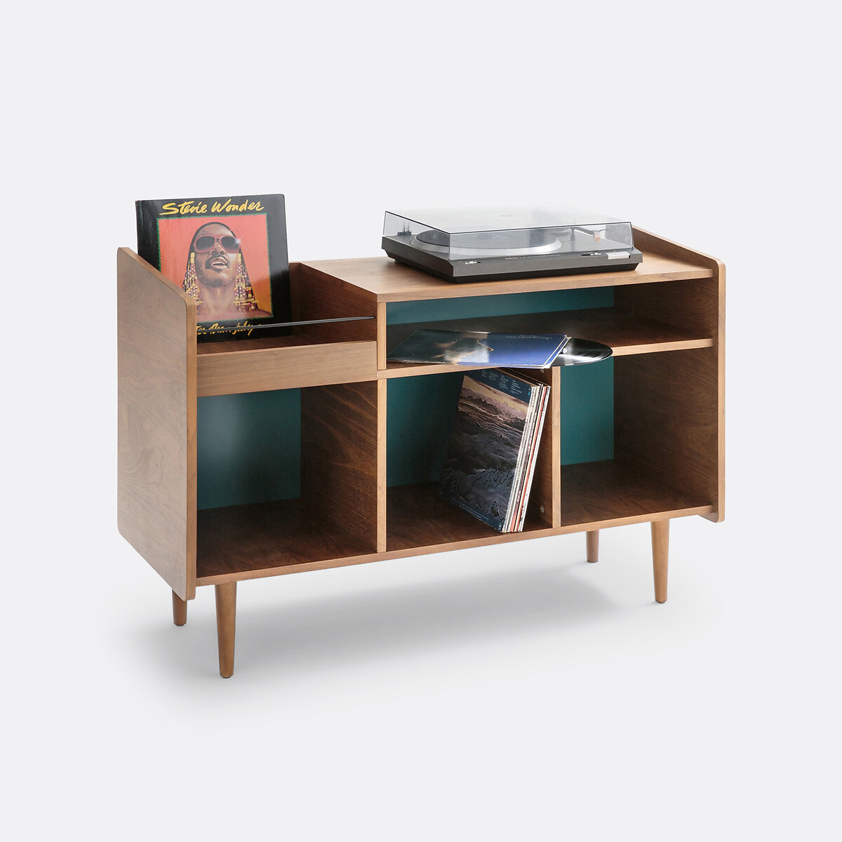 LA REDOUTE INTERIEURS<br>Móveis vintage para discos de vinil, Ronda