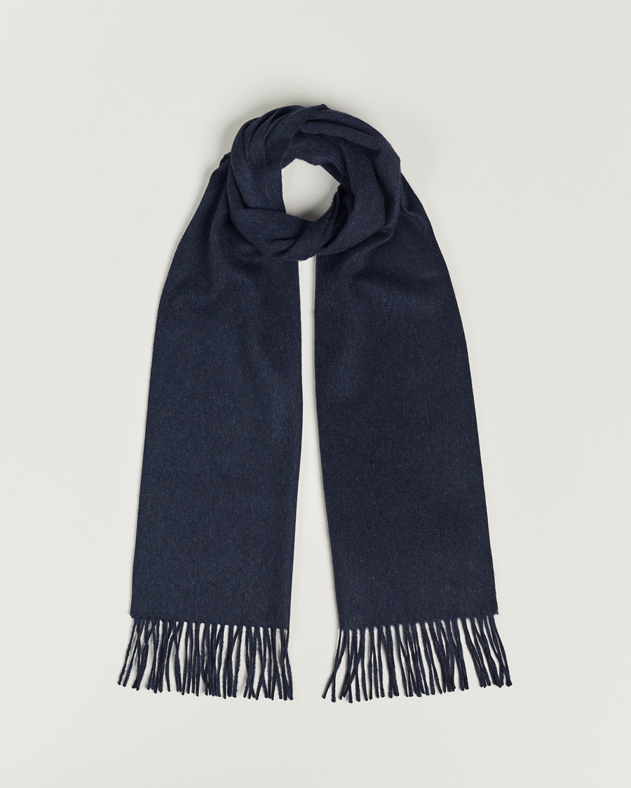 Piacenza Cashmere Cashmere Scarf Navy Melange