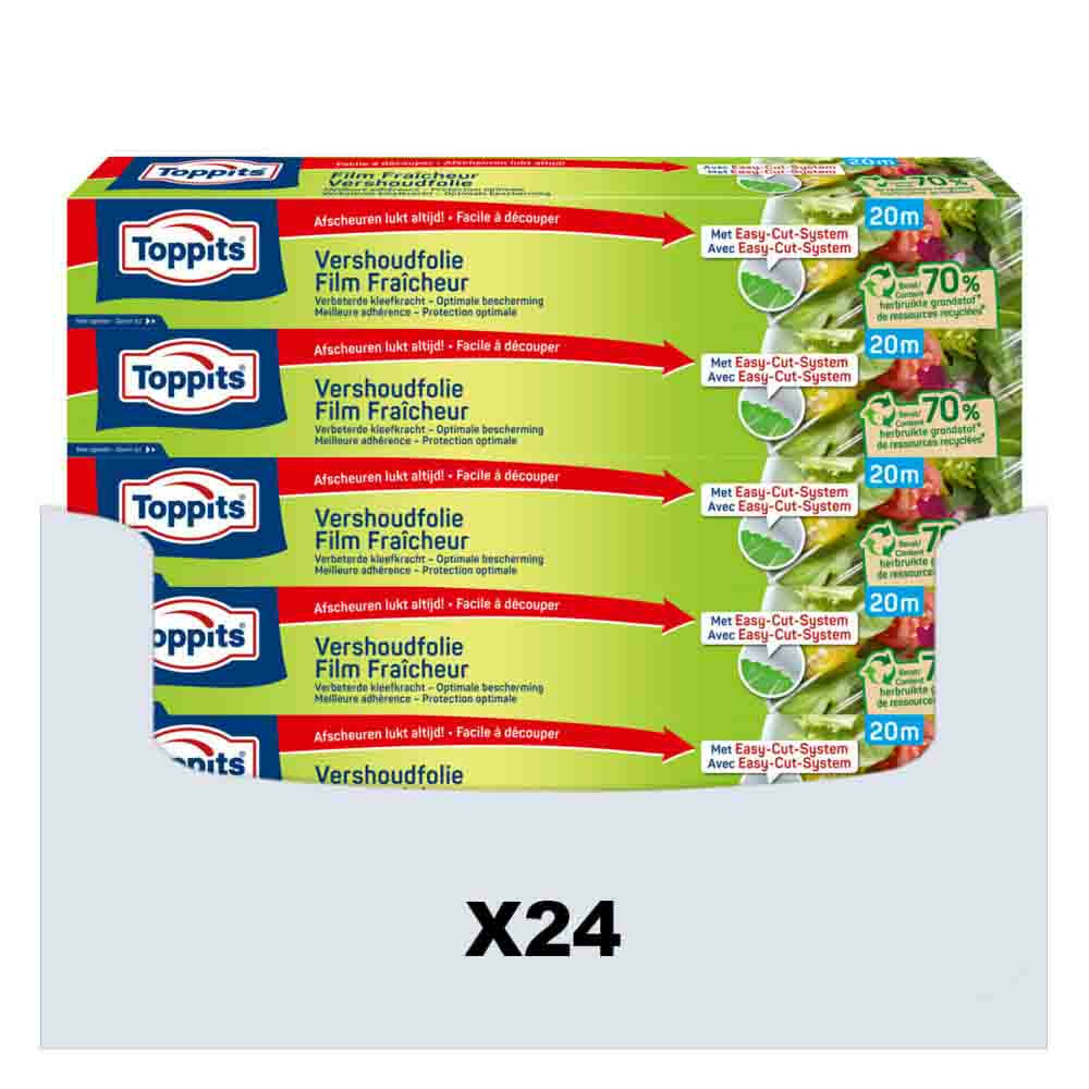 24x Toppits Vershoudfolie 32,5 cm20 meter