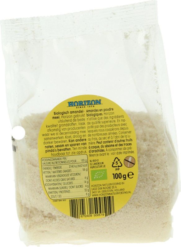 Horizon - Amandelmeel Bio - Glutenvrij - Rijk aan Vitamines en Mineralen