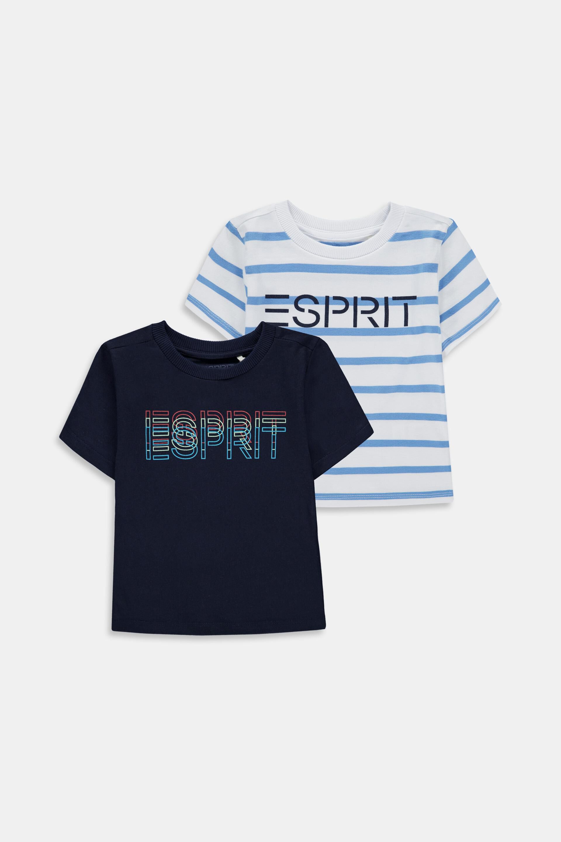 Lot de 2 t-shirts à imprimé logo