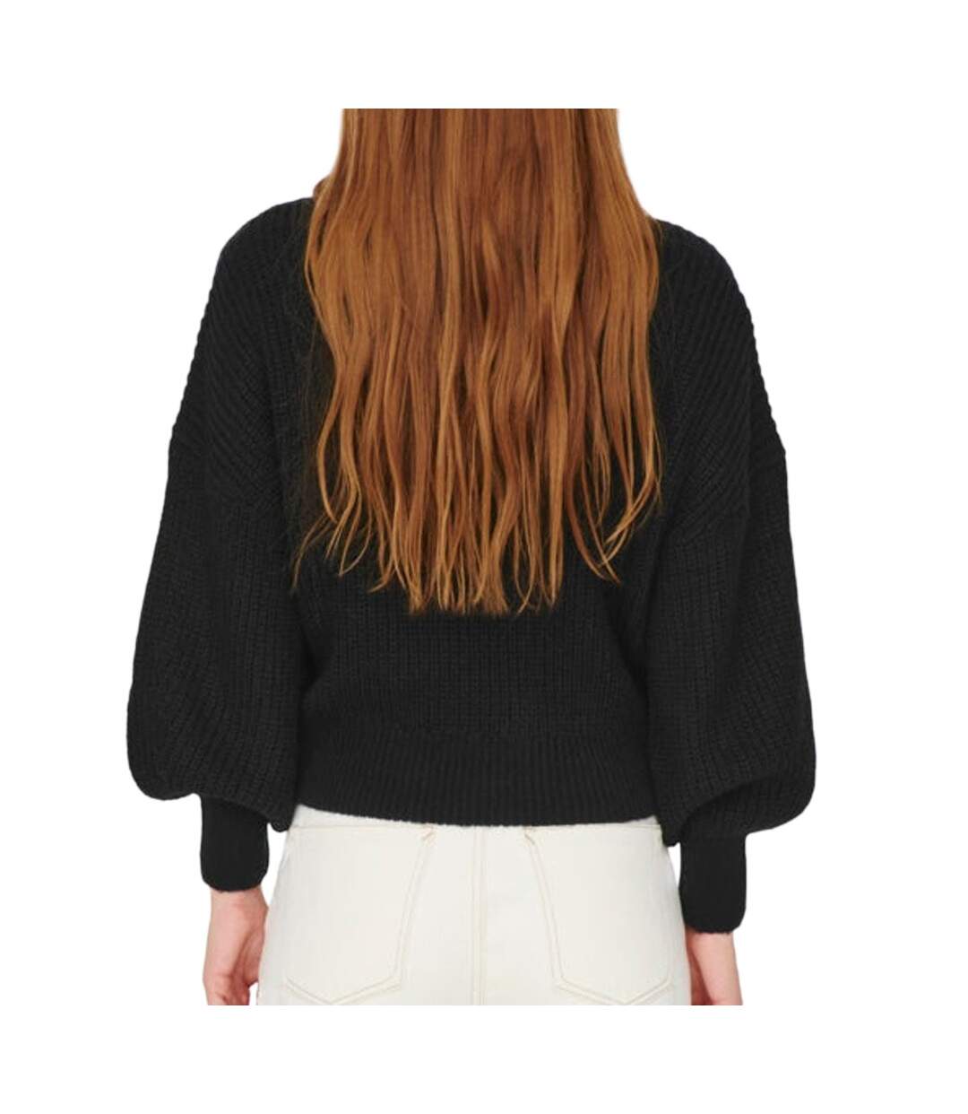 Pull Noir Femme JDY Megan Cowl Neck
