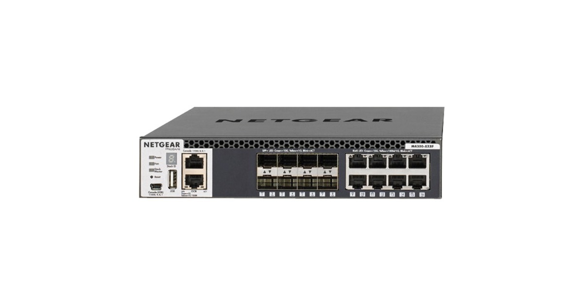 NetgearProSAFE M4300-8X8F (XSM4316S) switch