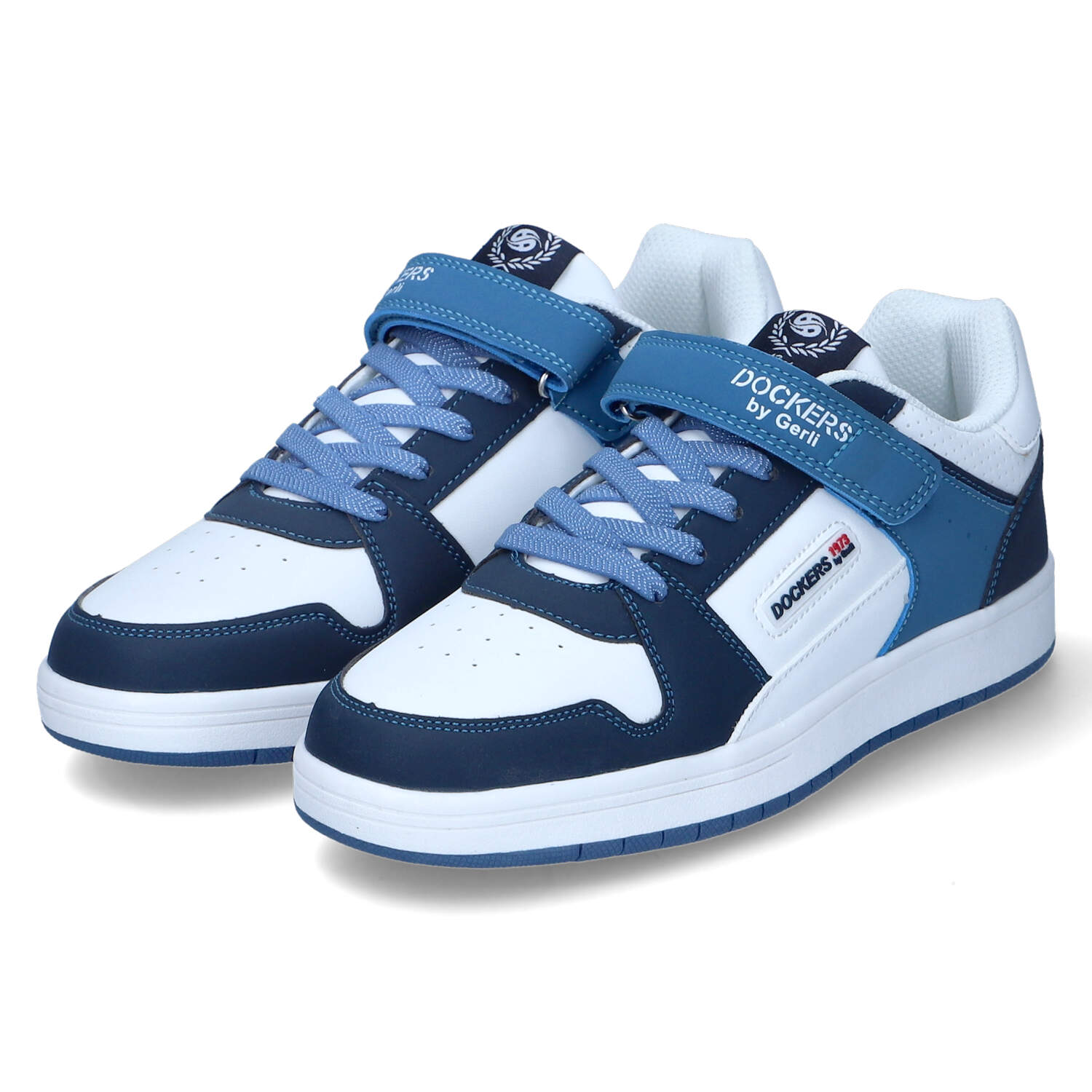 Dockers Low Sneaker - blau/multi