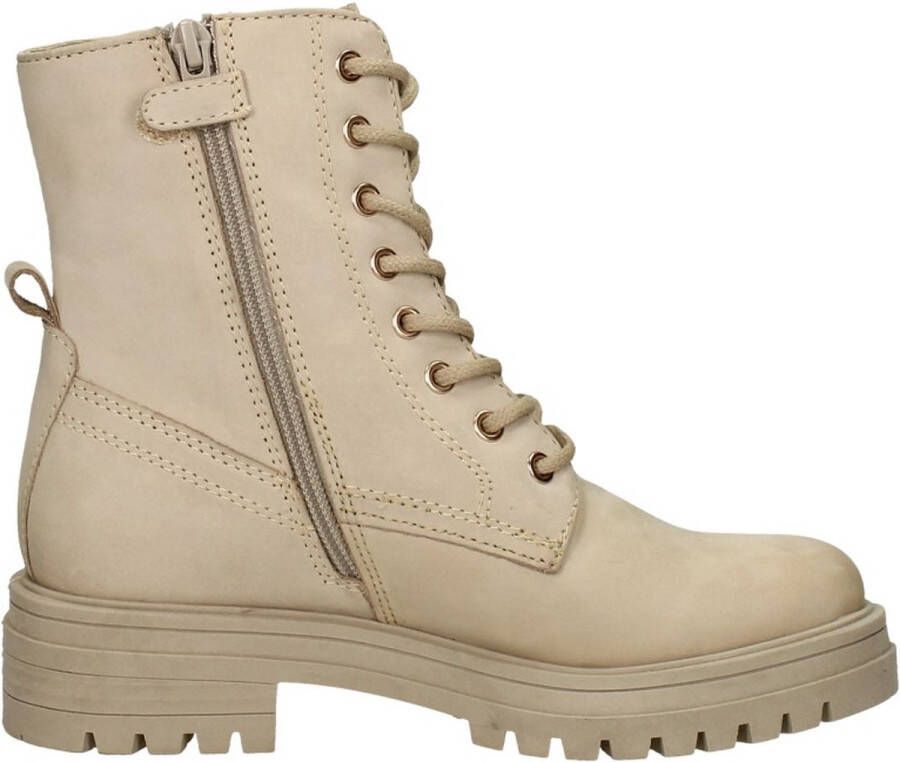 Sub55 Veterschoen hoog Veterschoen hoog beige