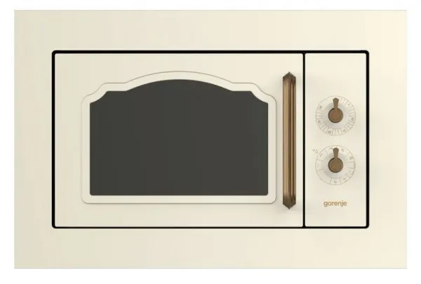 Gorenje Classico BM235CLI - Mikrobølgeovn med grill - til indbygning - 23 liter - 800 W - beige