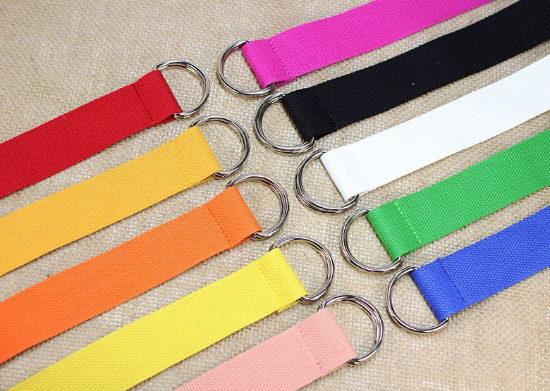 Rofuka - Effen canvas riem zonder gaten