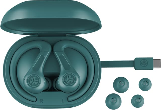 JLab JBuds Sport ANC 4 true wireless earbuds (teal)