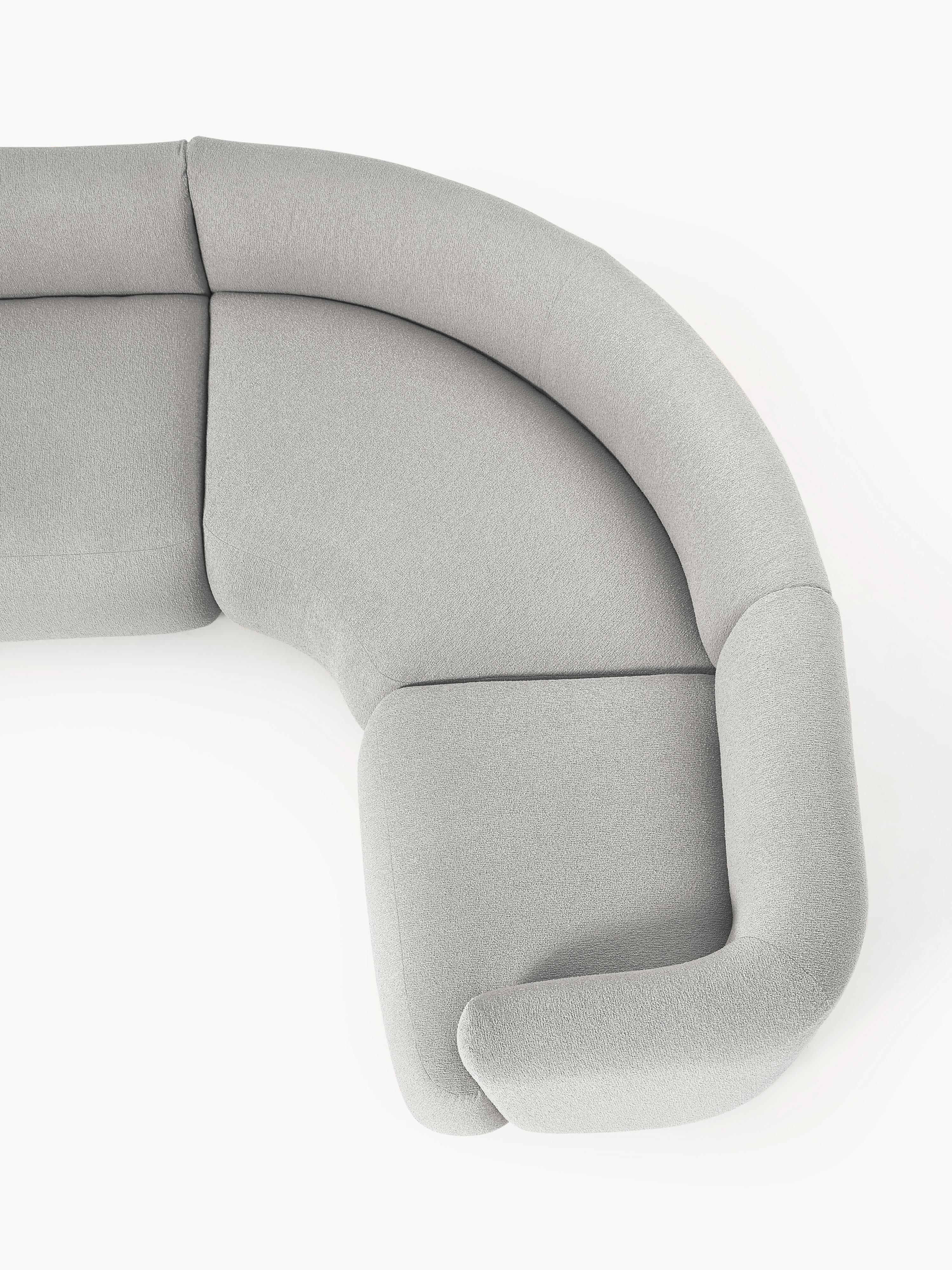 Modulaire bouclé hoekbank Sofia (4 zits)