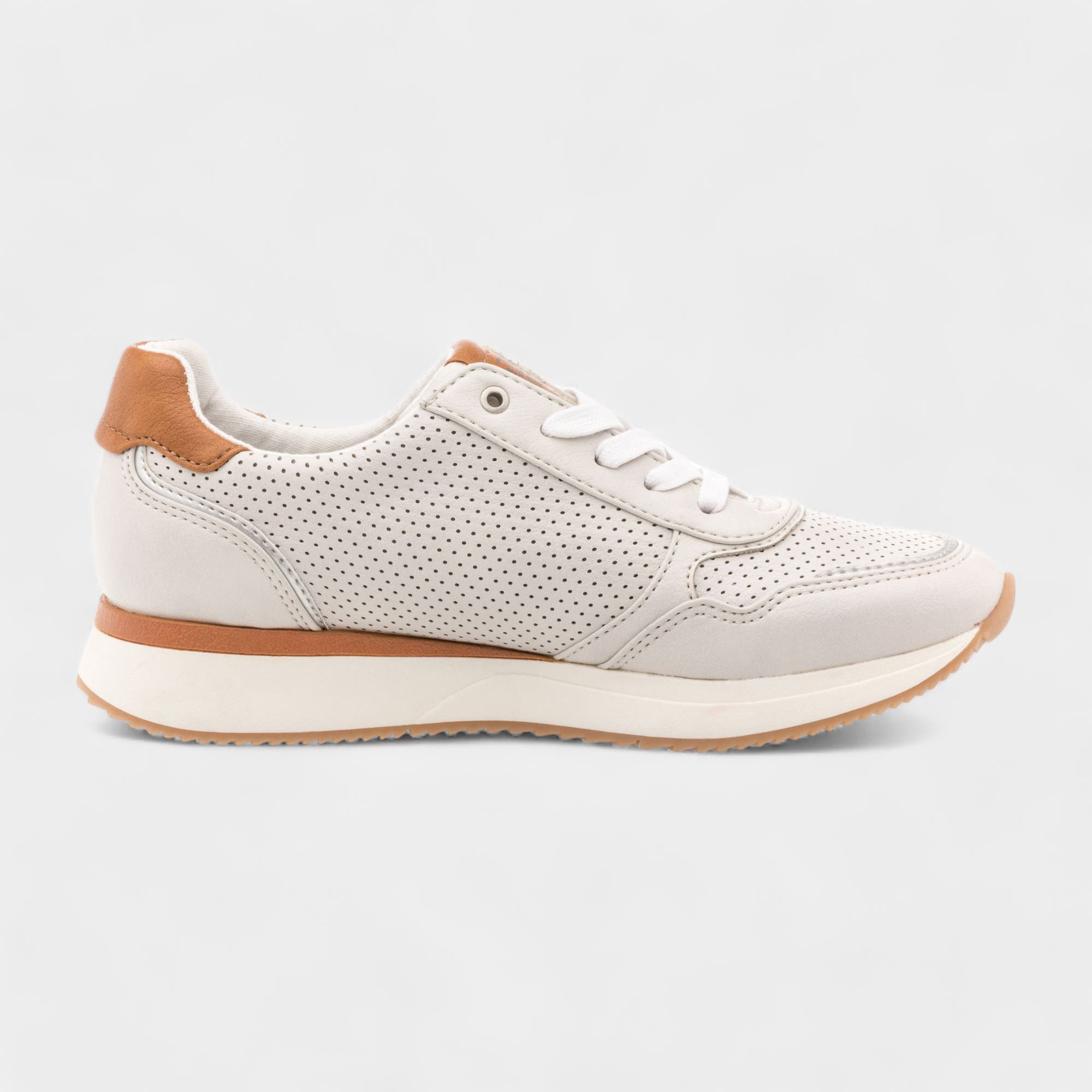 Baskets basses Femme beige
