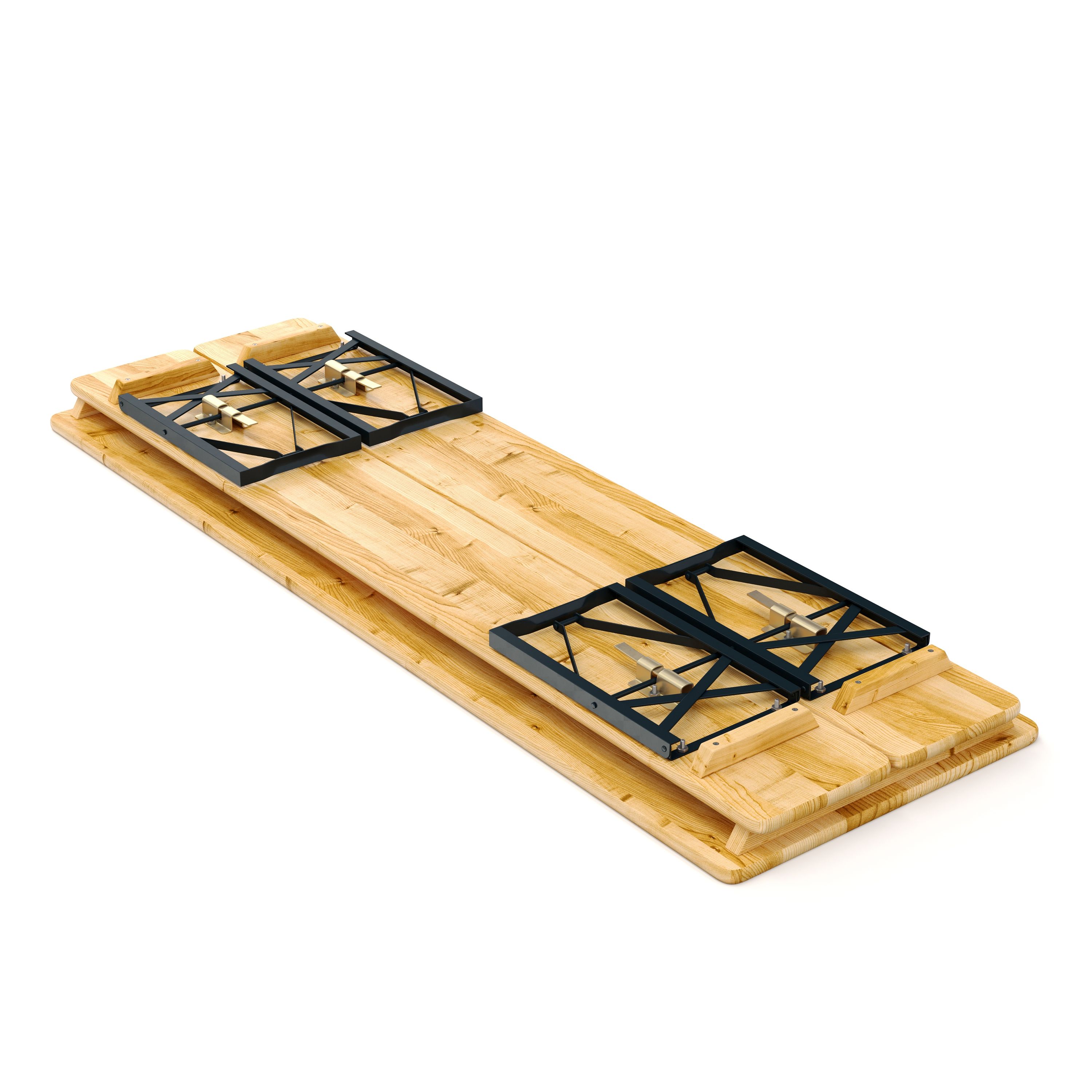 Festbank Bierzeltgarnitur mit Schirmloch 177 x 46/23 cm