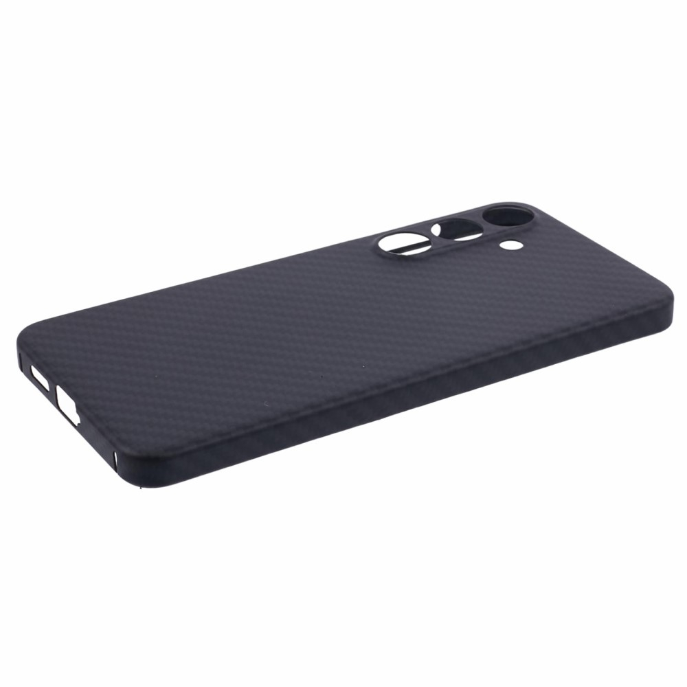 Samsung Galaxy S24  Plus Aramid Hardcase Hülle im Carbon Look - Schwarz / Grau