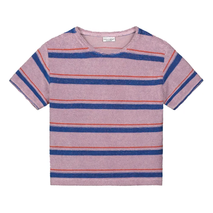 Daily Brat T-Shirt Rayure Eponge | Lilas