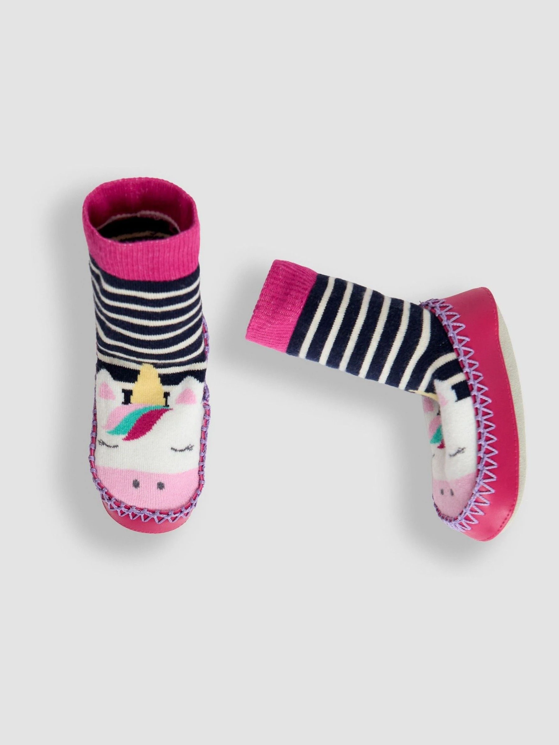 Jojo Maman Bébé moccasin pantoffelsokken