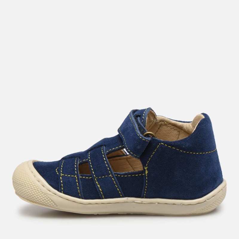 Naturino Naturino Cocoon Supersouple Bede sandales Suede bleu