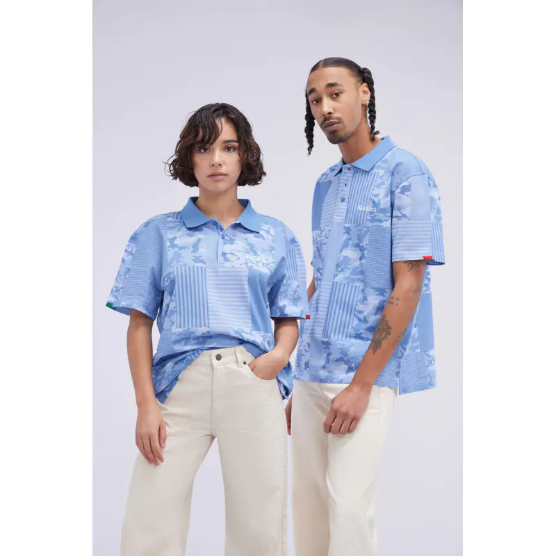 ORGANIC KICK POLO CAMOUFLAGE POLO MANCHES COURTES Coton No Gender
