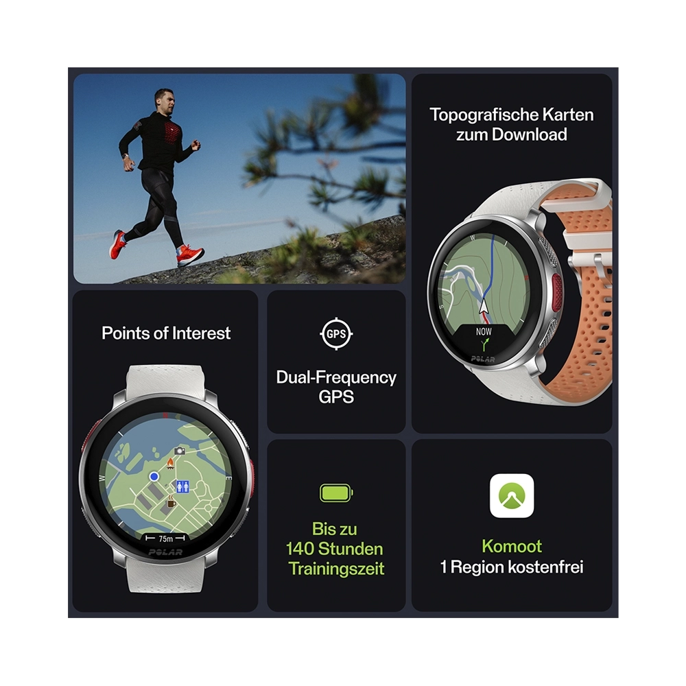 Polar Vantage V3 Smartwatch Sunrise Apricot 47mm