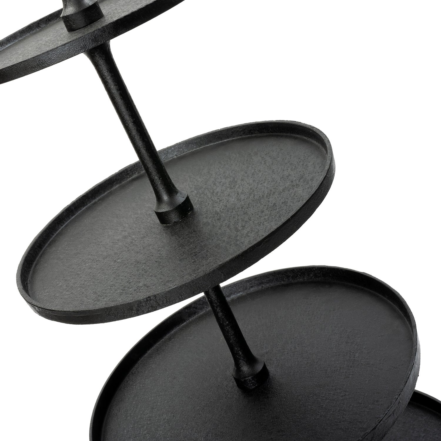 Intratuin etagère Linde zwart D 80 H 190 cm