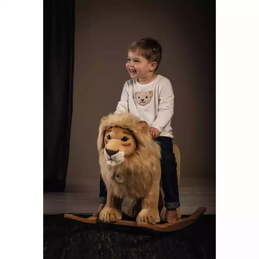 Steiff Schaukeltier Leo Löwe goldblond, 70 cm