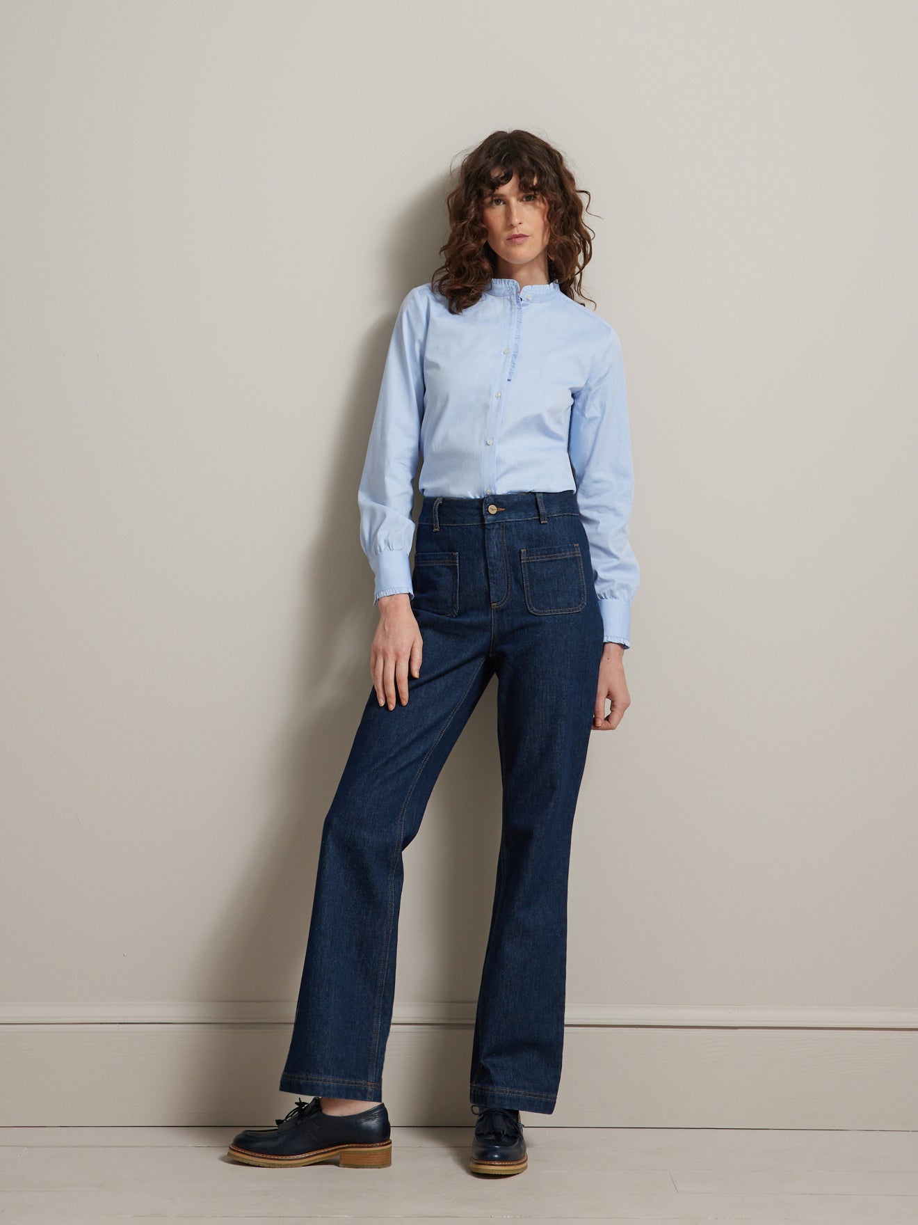 Chemise tissu Oxford femme Emilie - Coton biologique