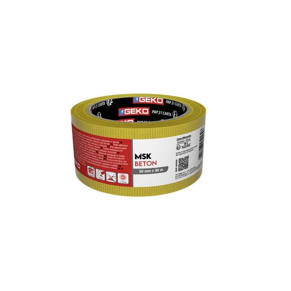 Maskeringsteip Geko Klut 50 mm x 50 m Supergirl