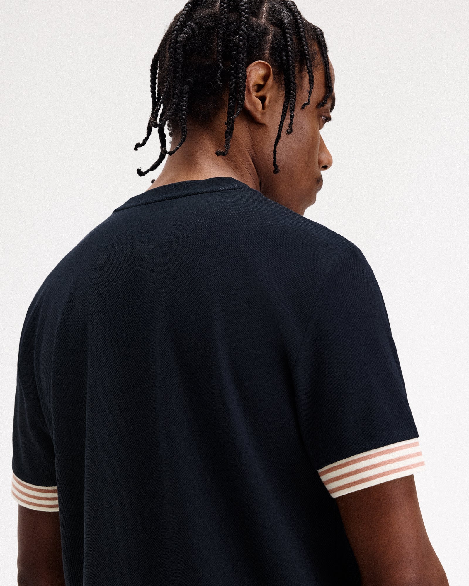 Fred Perry<br>Striped Cuff T-Shirt
