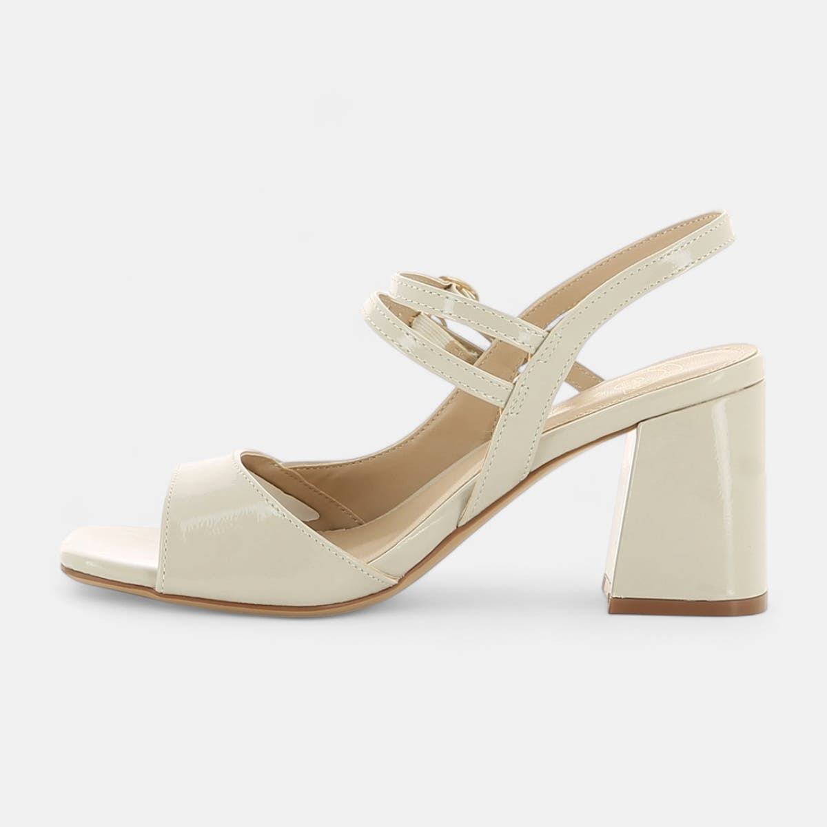 Nu-pieds à talon Femme beige