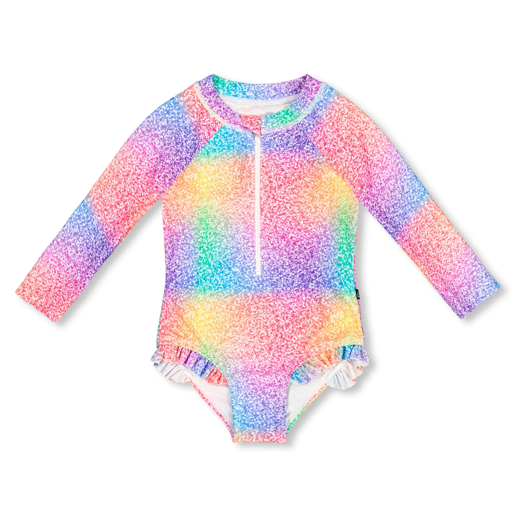 Deux par Deux Maillot UV Une Pièce Arc-En-Ciel 2-6ans