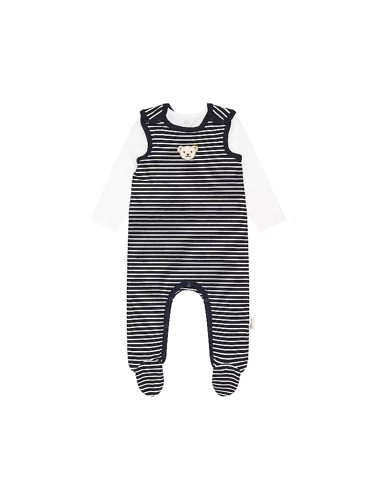 STEIFF Baby Set Strampler und Shirt dunkelblau