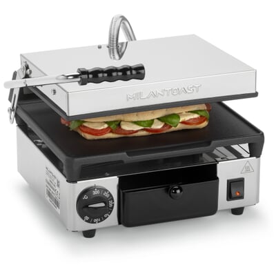 Kontaktgrill elektrisch, beidseits glatt Stecker CH