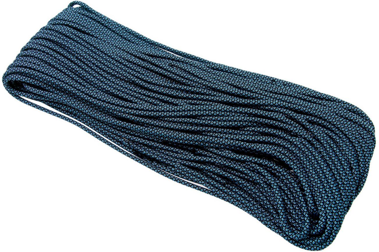 Knivesandtools 550 paracord type III, kleur: baby blue diamond, 100 ft (30,48 m)