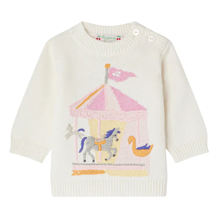 Bonpoint Pull Cachemire Almire | Ecru