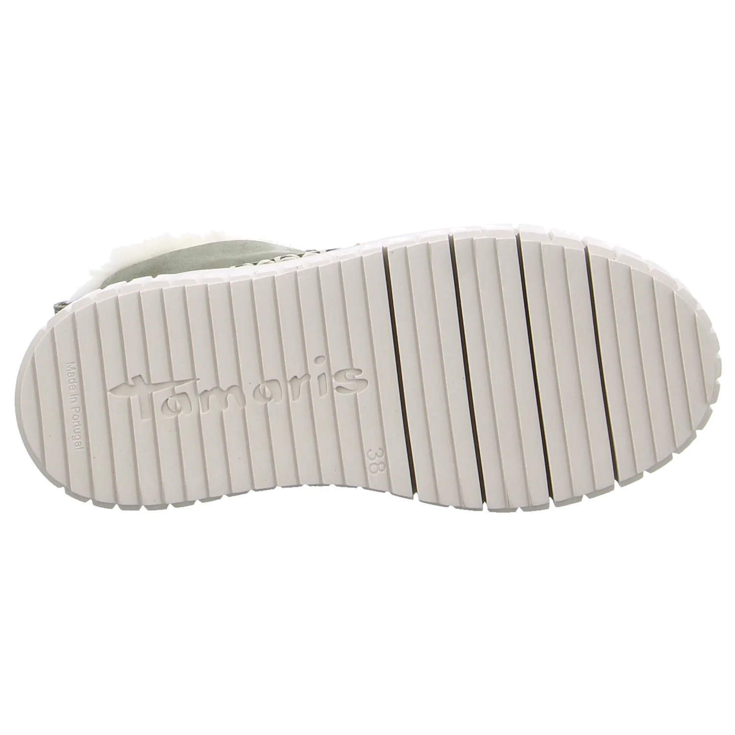 TAMARIS Boot Olive Leder