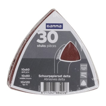 GAMMA schuurpapierdeltagold30x