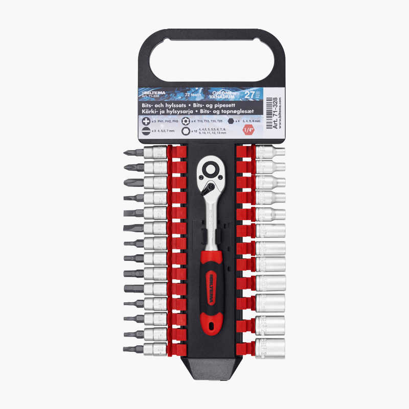 BITS- OG PIPESETT, 27 DELER