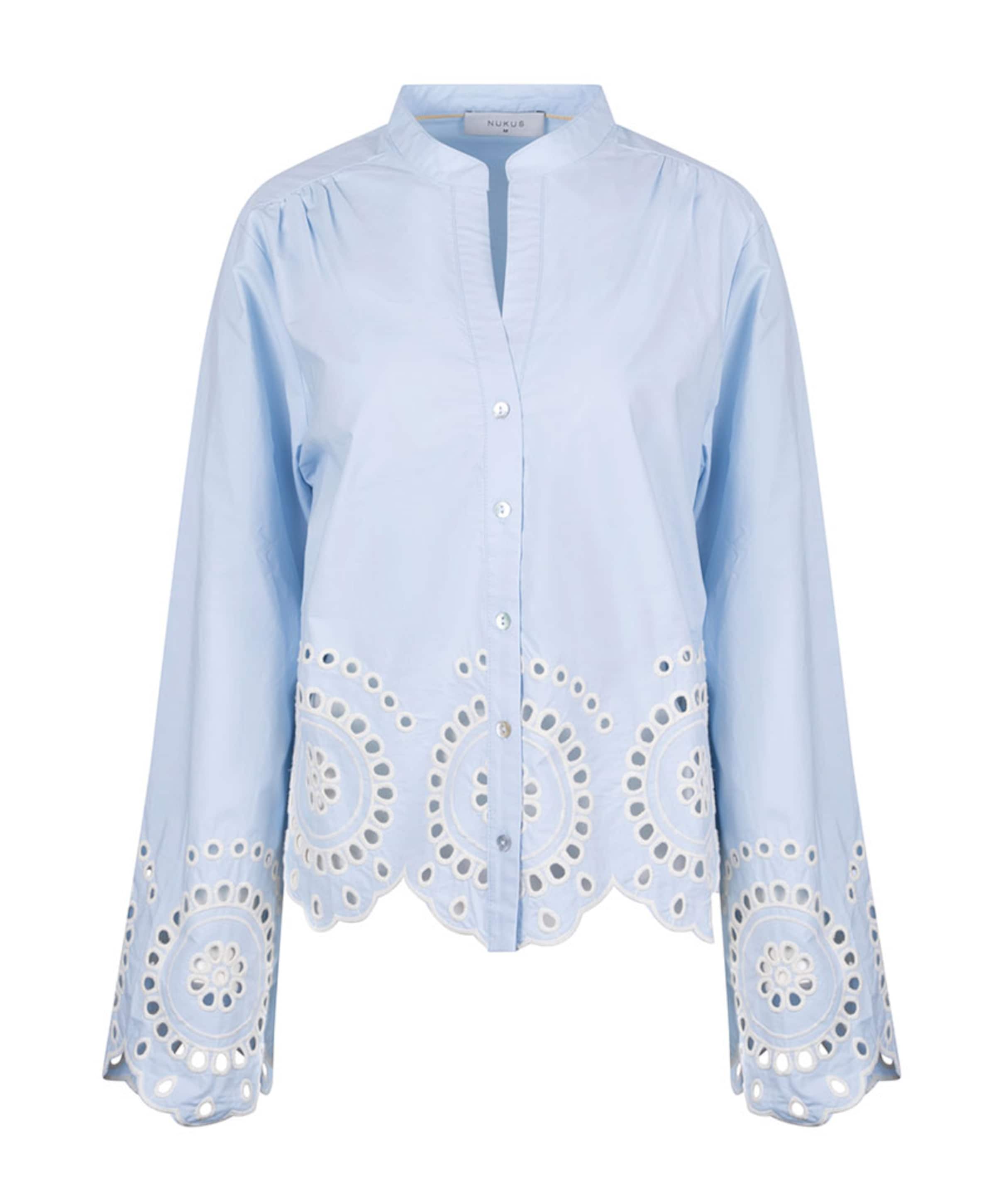 Nukus Dames blouse blauw