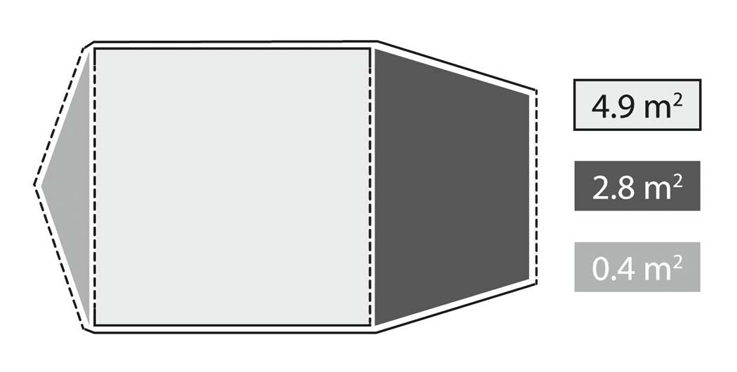 Robens Lago Flex 4 Kuppelzelt für 4 Personen