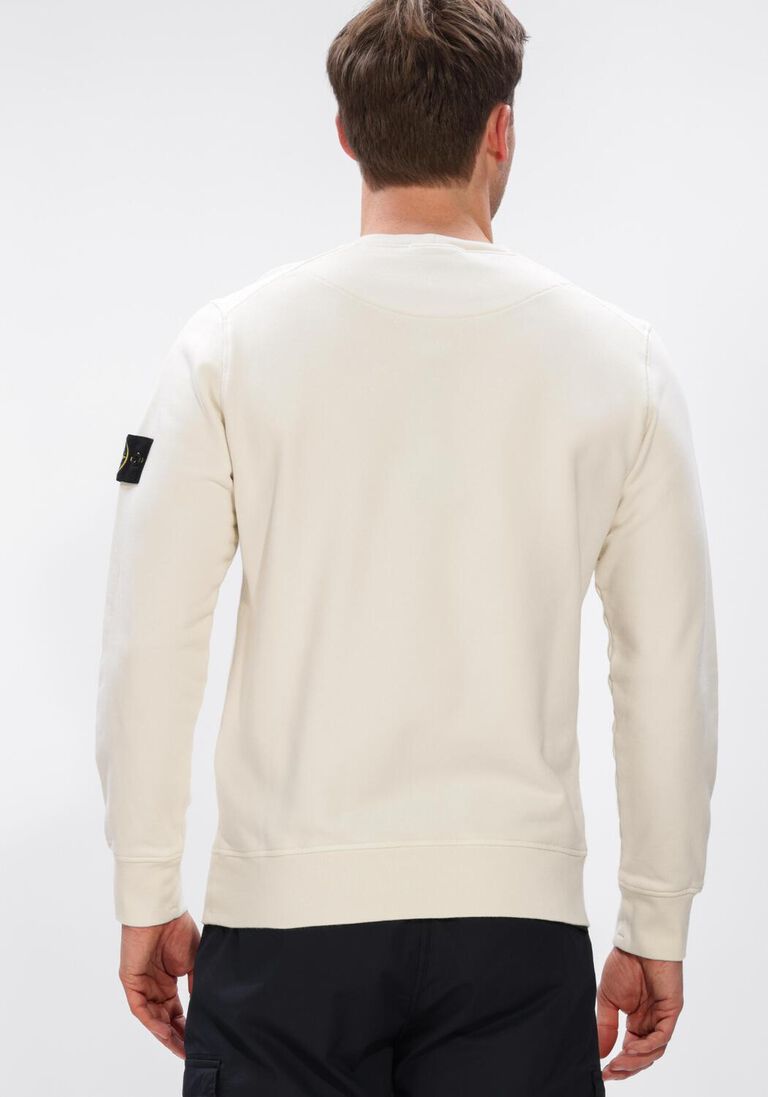 ecru stone island sweater sweatshirt s0051