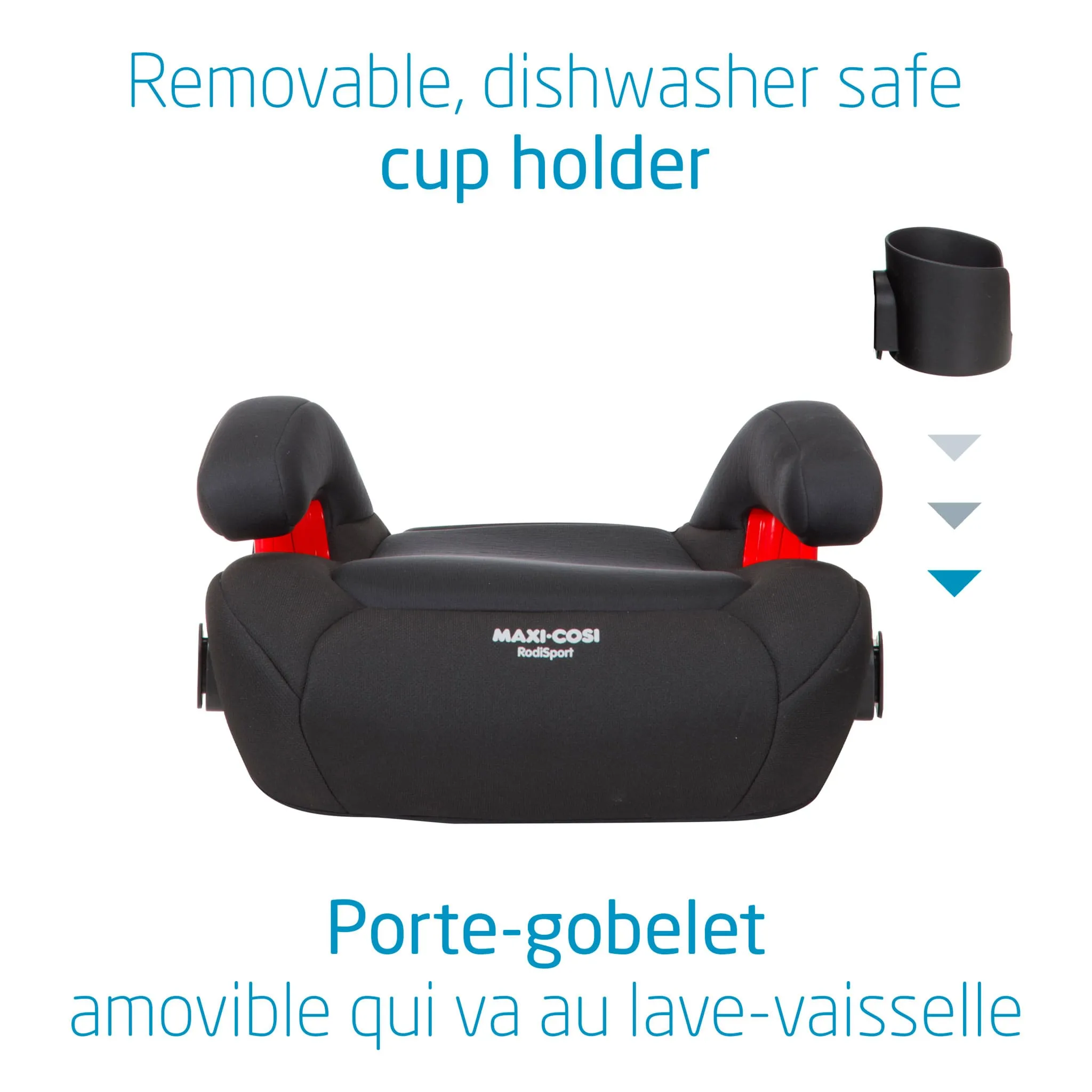 Maxi-cosi Siège d'Appoint Rehausseur RodiSport - Noir Midnight