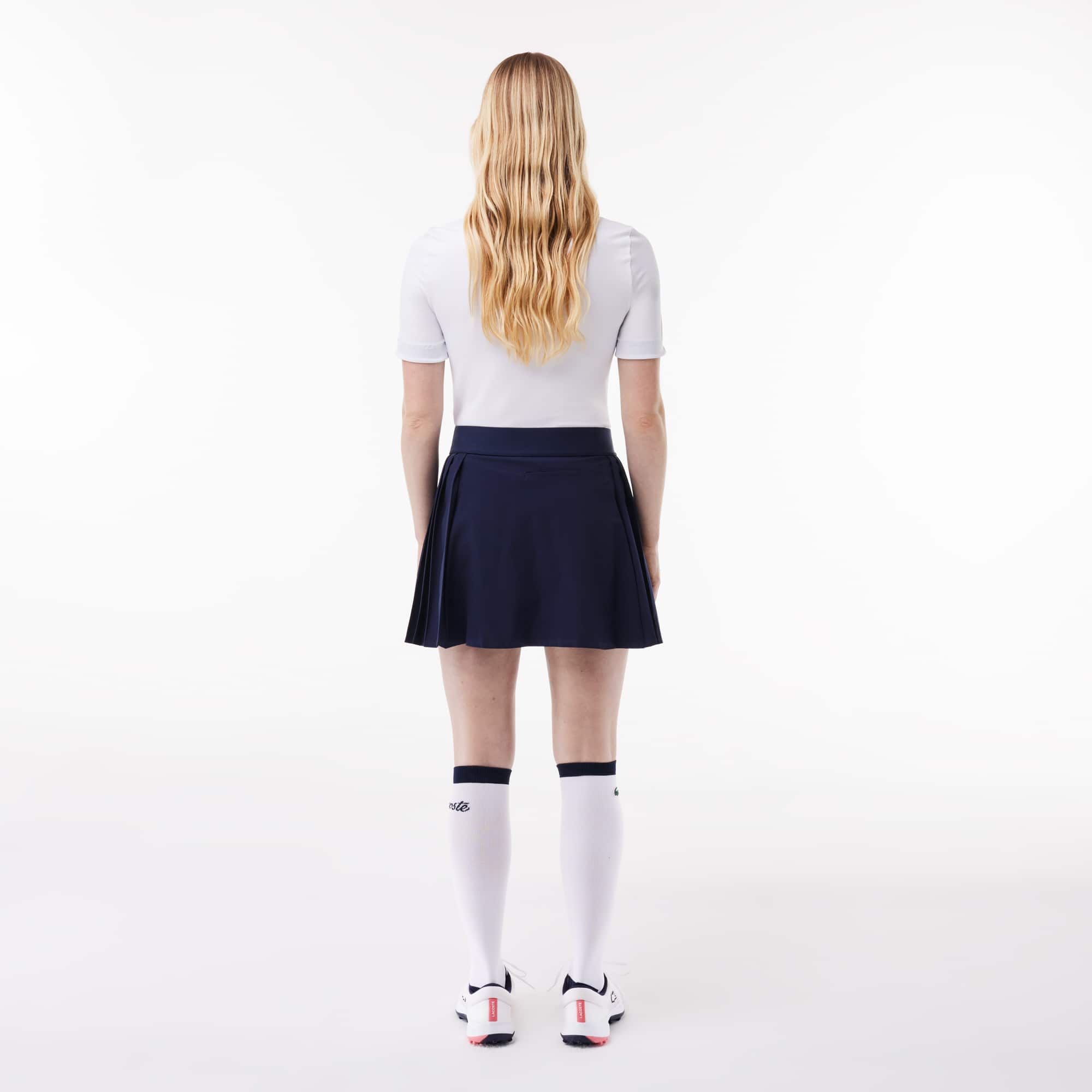 Jupe femme Golf Lacoste SPORT avec shorty intégré ultra-dry Robes & Jupes - Bleu - Lacoste - Femme