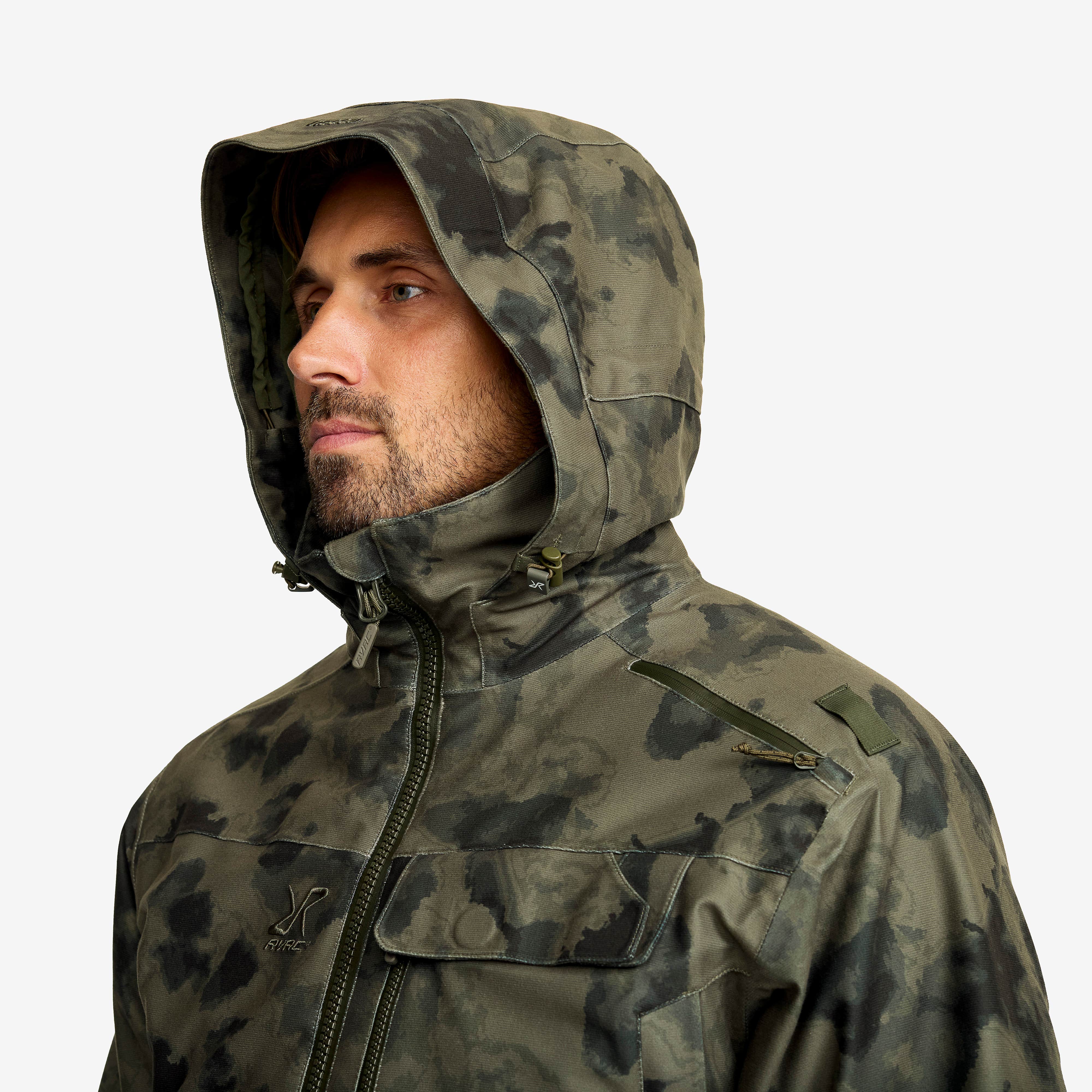 Trace Silent Pro 2L Jacket Herre Camo Deep Depths