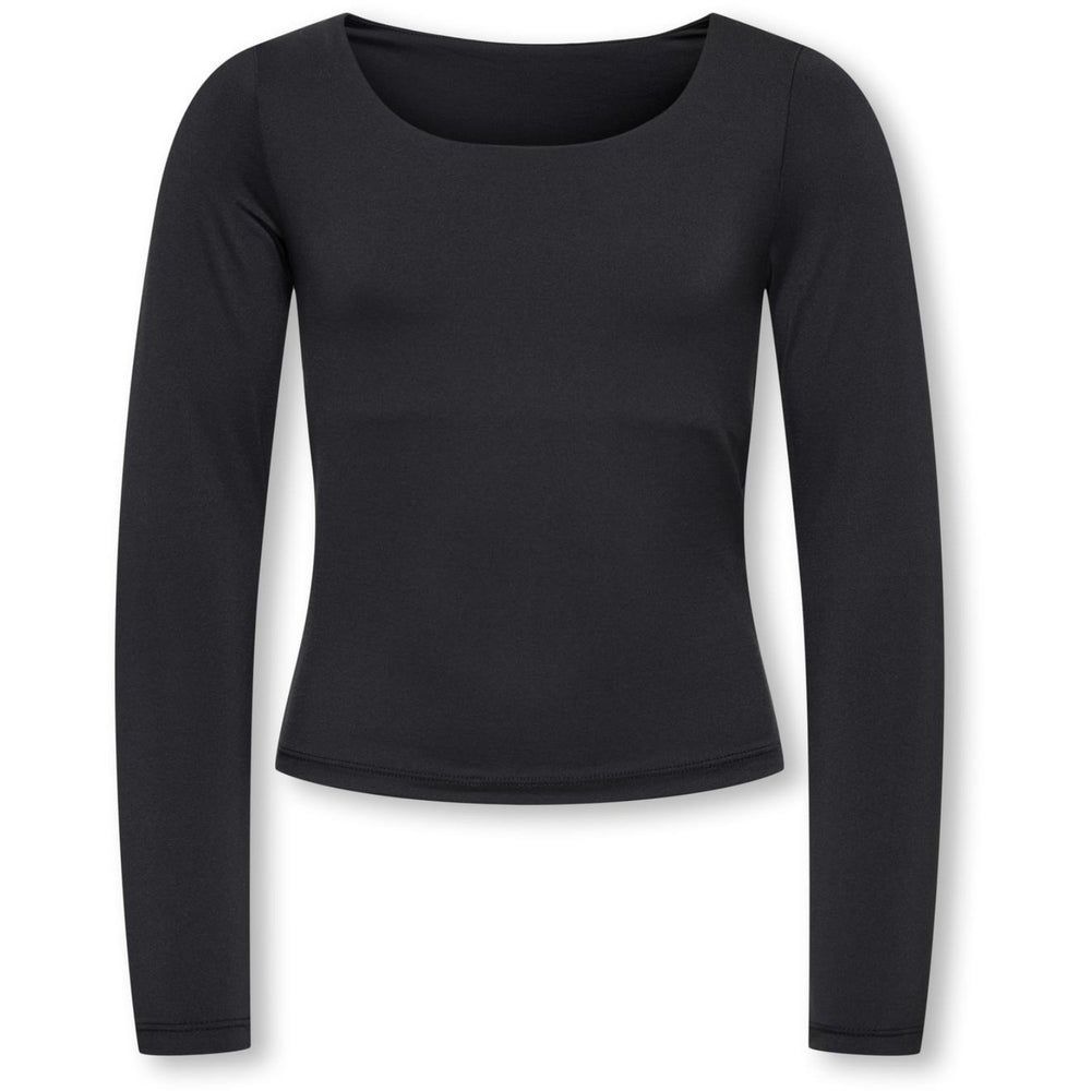 Køb kids ONLY Black Kogea L/S 2-Ways Fit Top Cs Jrs Noos