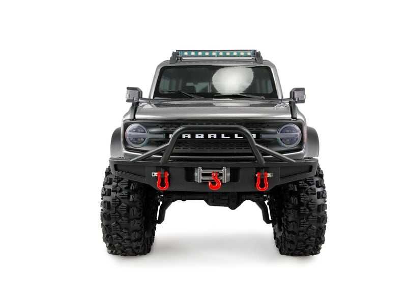 Amewi Scale Crawler AMXRock CT10 Caballo 4WD Grau, ARTR, 1: Rock Crawler mit Portalachsen, 2-Gang Getriebe, Differentialsperren und Seilwinde