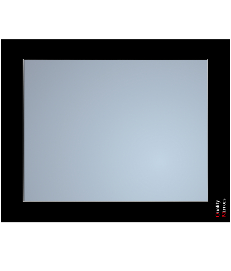 Sanicare Q mirror spiegel met chroom omlijsting 80x70cm