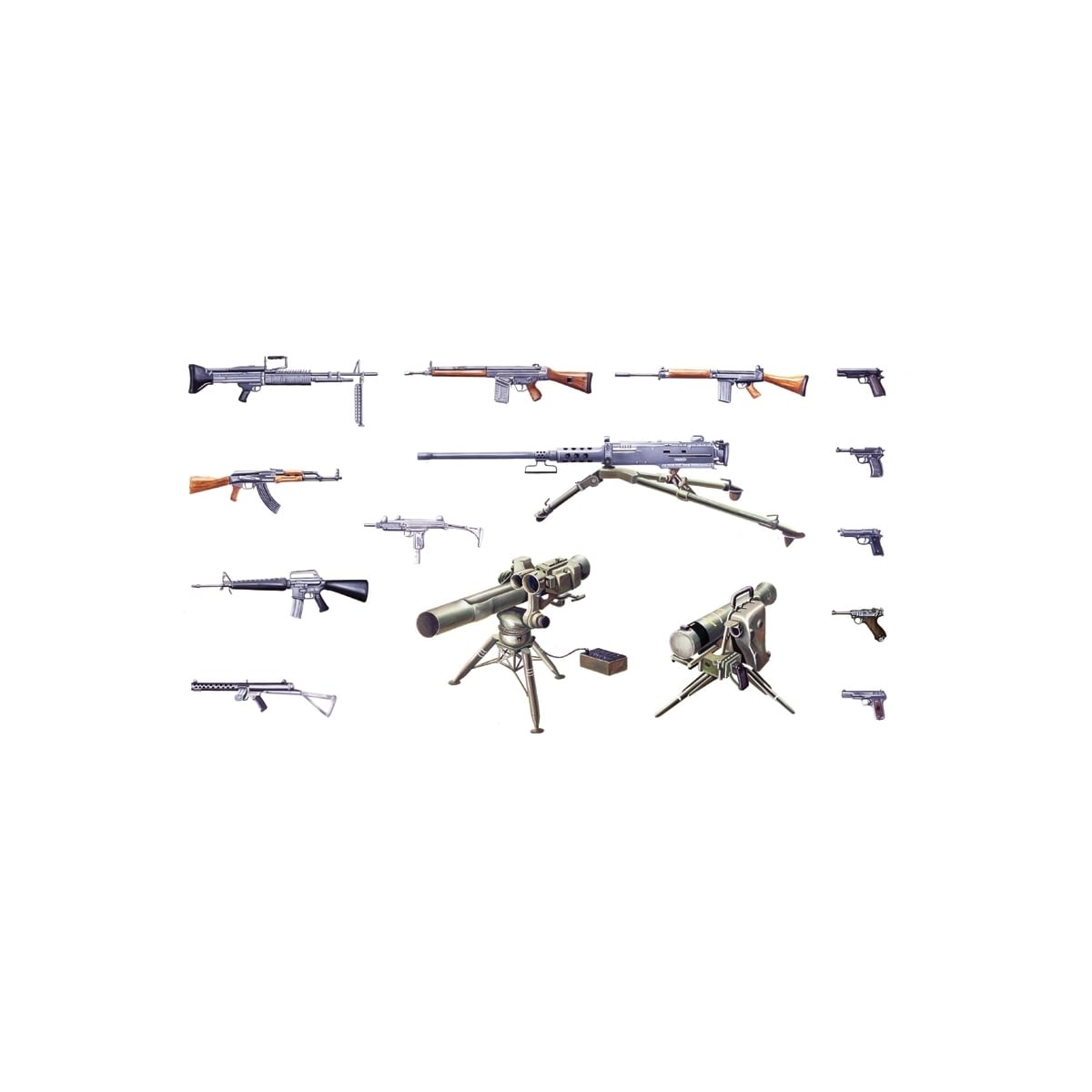 ITALERI 1:35 - Modern Light Weapons Set