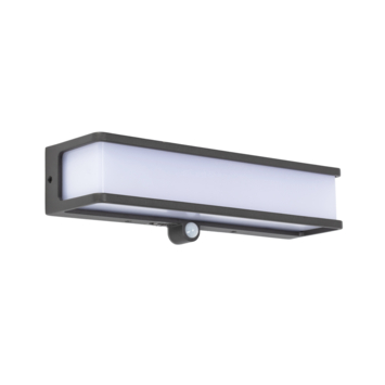 LUTEC tuinlamp Doblo Solar antraciet 16,5W 1800 lumen met bewegingssensor